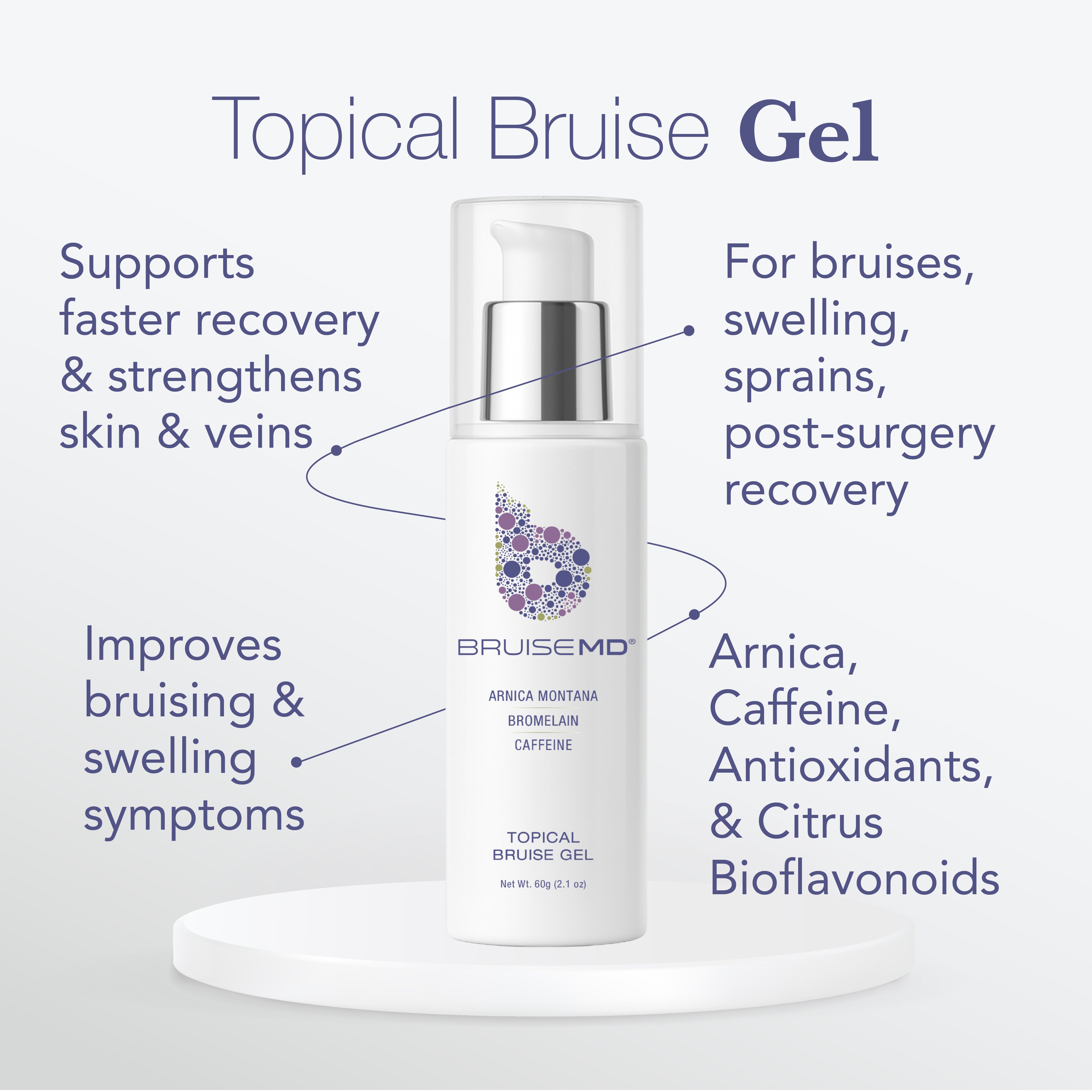 BruiseMD Topical Bruise Gel With Arnica and Caffeine