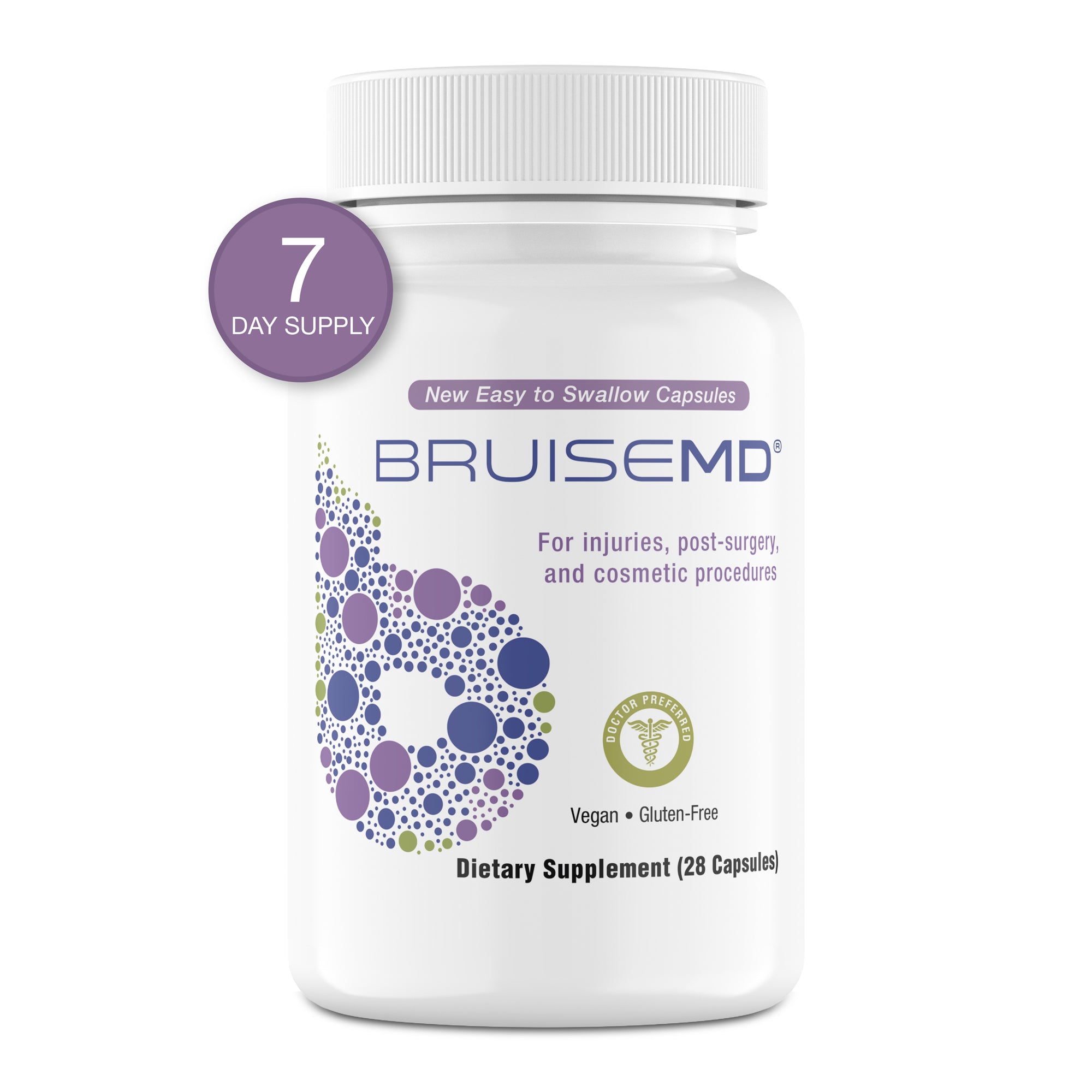 BruiseMD Arnica Bromelain Supplement for Bruises and Swelling (Capsules) - Doctor Preferred Formulation